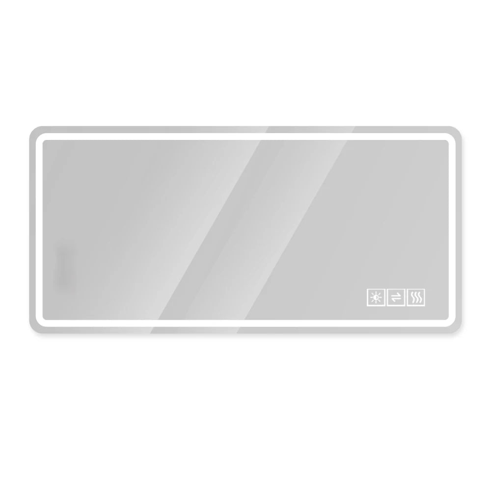 28x60" LED Bathroom wall mirror, Anti-Fog, Dimmable
