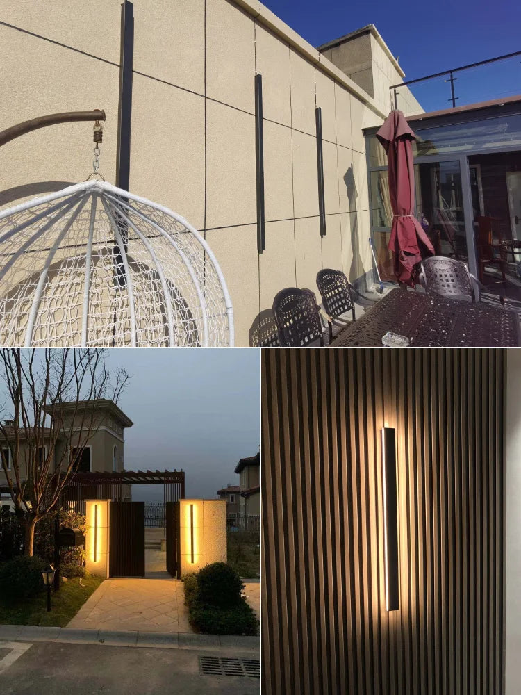 Long Strip Outdoor Waterproof Wall Garden Lights