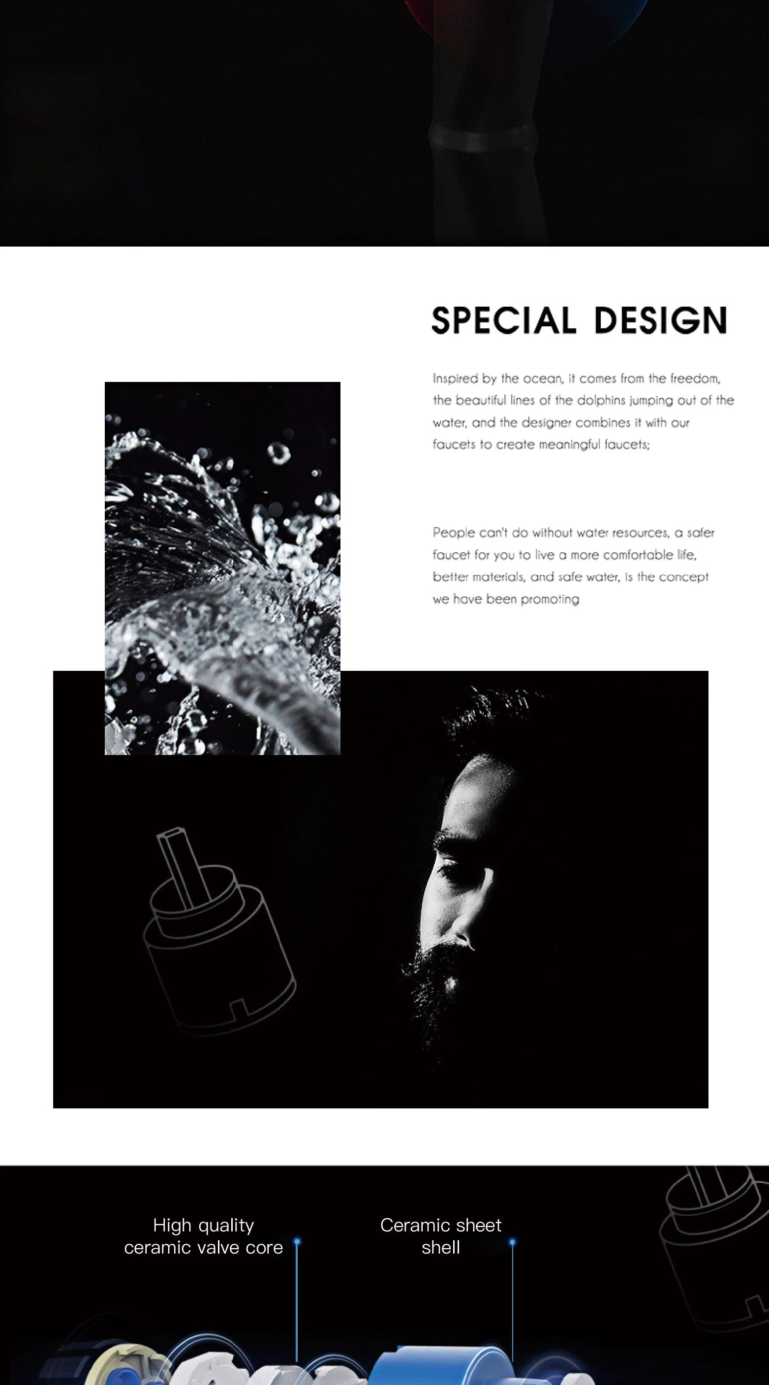 kitchen faucet, single handle, touch control, 3-function spray