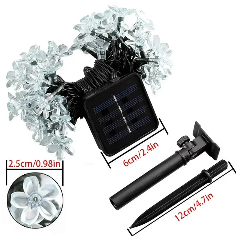 Solar LED Cherry Blossom Light String