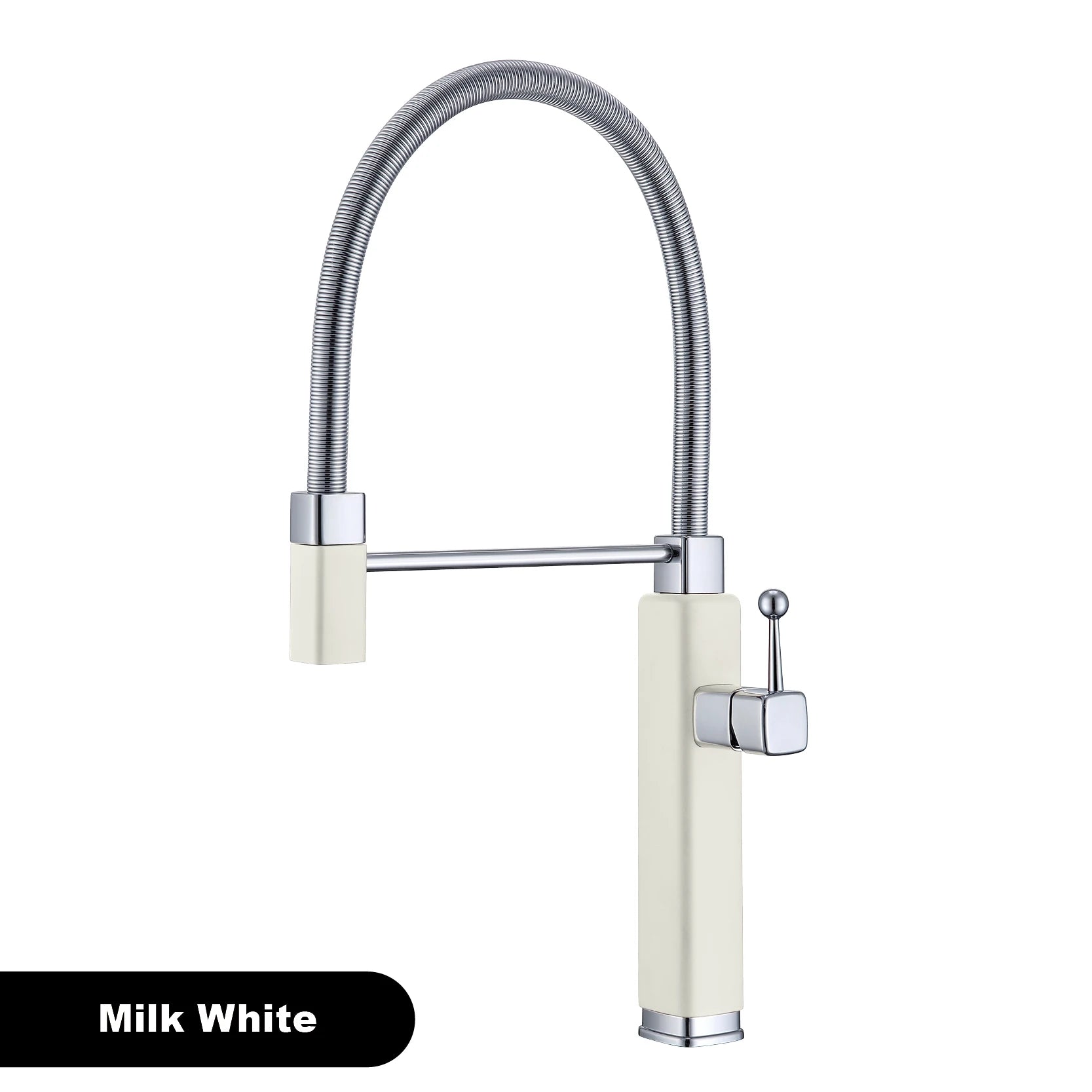 kitchen faucet with single handle, pull-out Spray