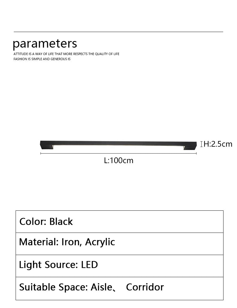 LED Wall Mounted Light Indoor