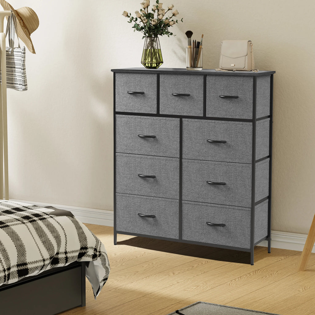 Dresser, 9 Fabric Storage Drawers