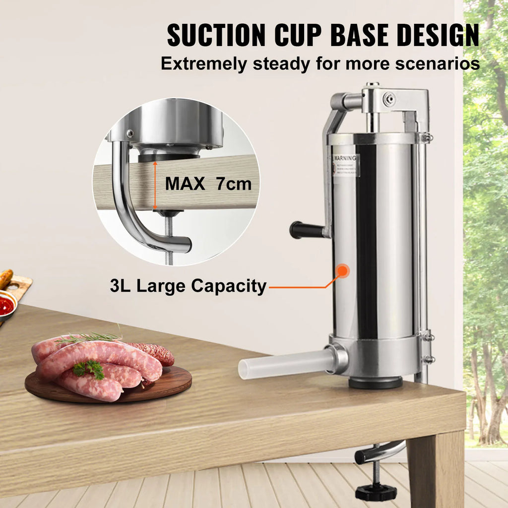 1.5 Capacity Vertical Sausage Stuffer