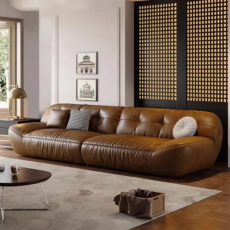 Leatherette Living Room Sectional Sofa Sets