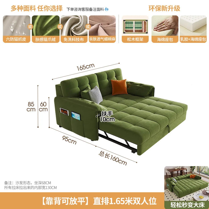 Modular Individual Sofa, Bed Convertible, Pull Out