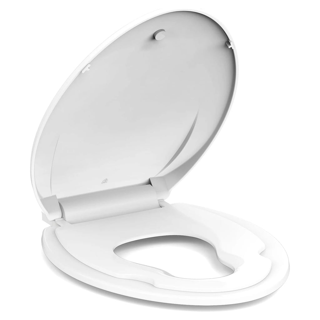 Elongated Toilet Seat, Quick Release-Attach, Soft Close