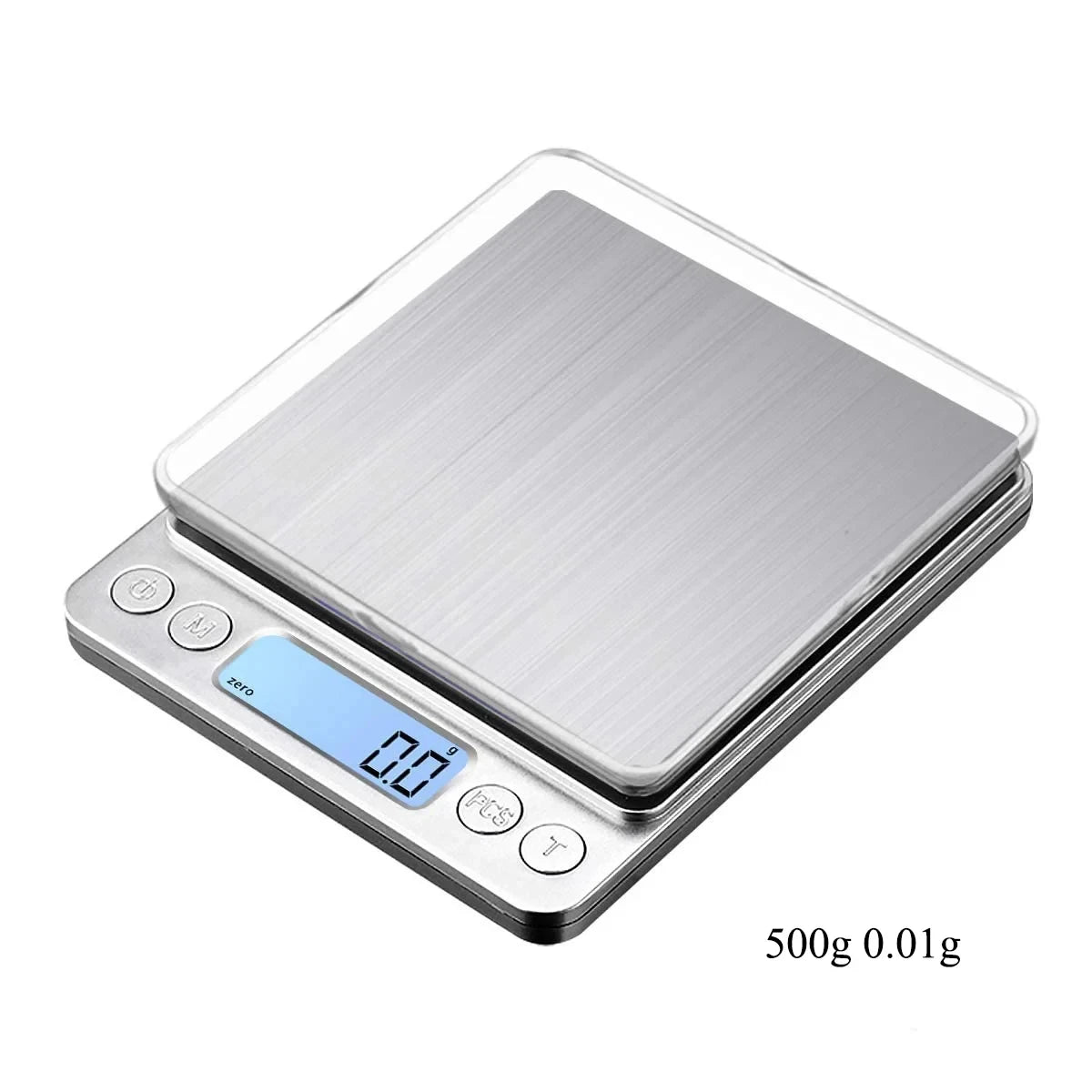 Digital Kitchen Scale 500g/ 0.01g Small Jewelry Scale Food Scales Digital Weight Gram and Oz Digital Gram Scale with LCD/ Tare