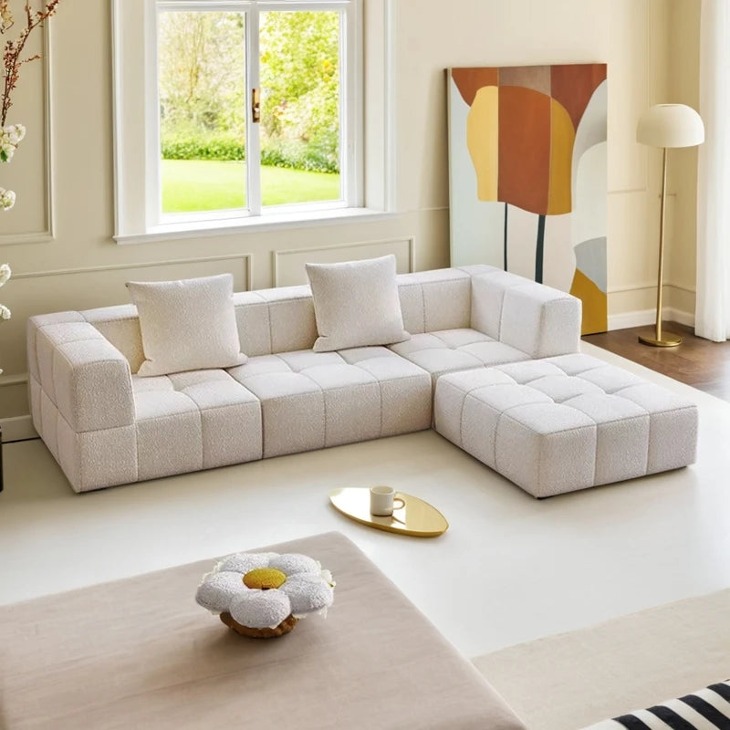 Customizable Fabric Living Room, Marshmallow Sofa