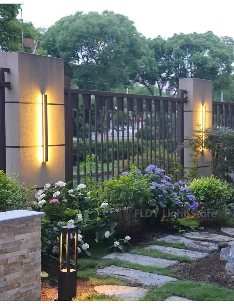 Long Strip Outdoor Waterproof Wall Garden Lights