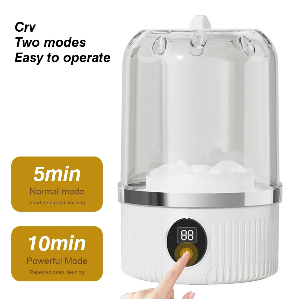 Cordless Small Washing Machine, Portable for Travel