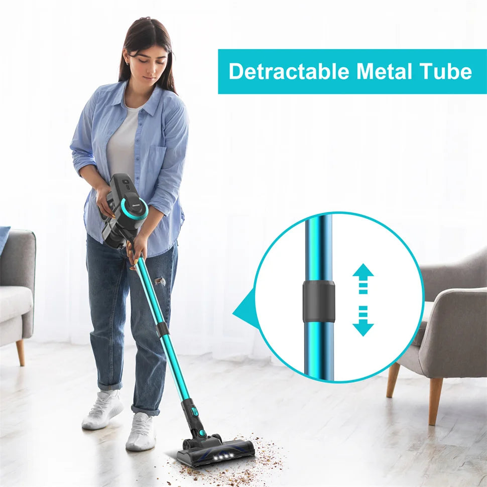 Lightweight Cordless Stick Vacuum for Carpet, Hard Floor