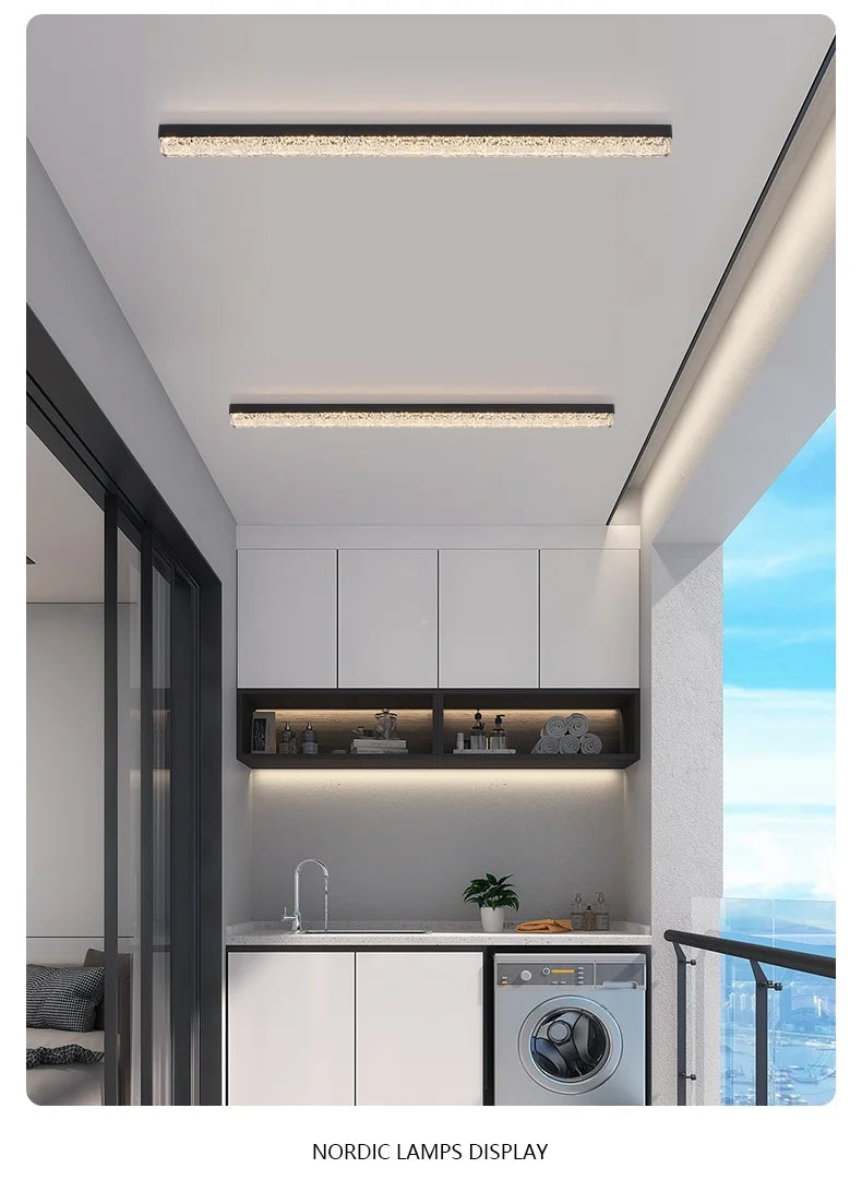 Ceiling Light Long Lamp, Dressing Room, Foyer