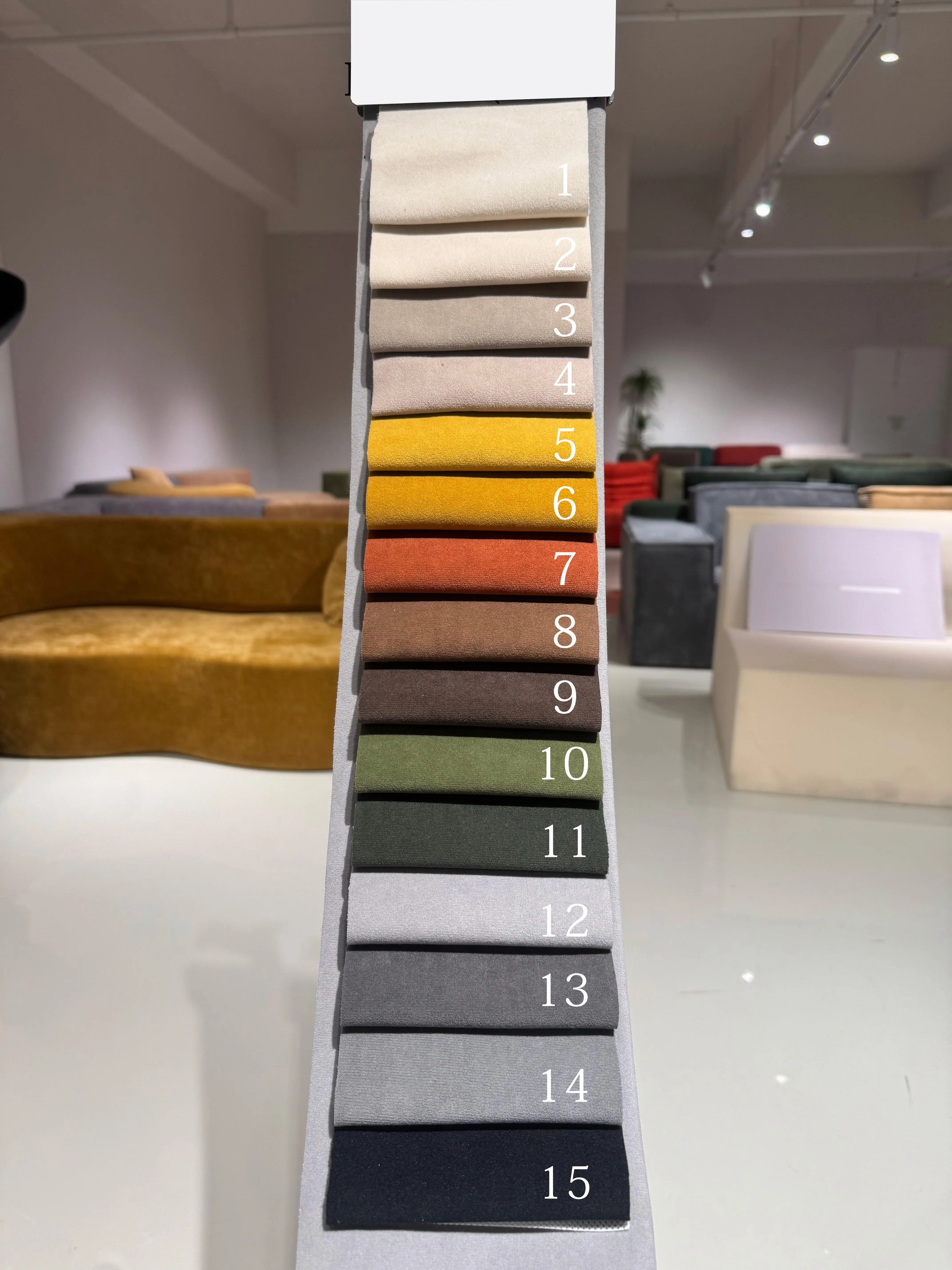 Customizable Corduro, Chenille Corner Sofa