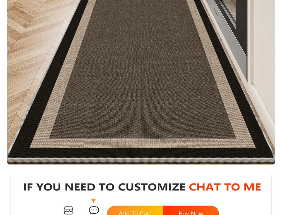 Kitchen Floor Mat Long Rug Non-slip Foot Mats