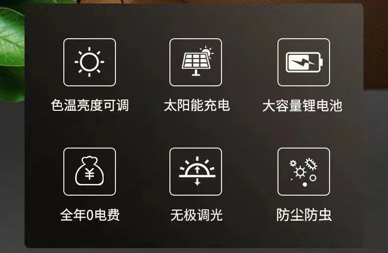 Solar Ceiling Light, Outdoor Indoor, Remote Control