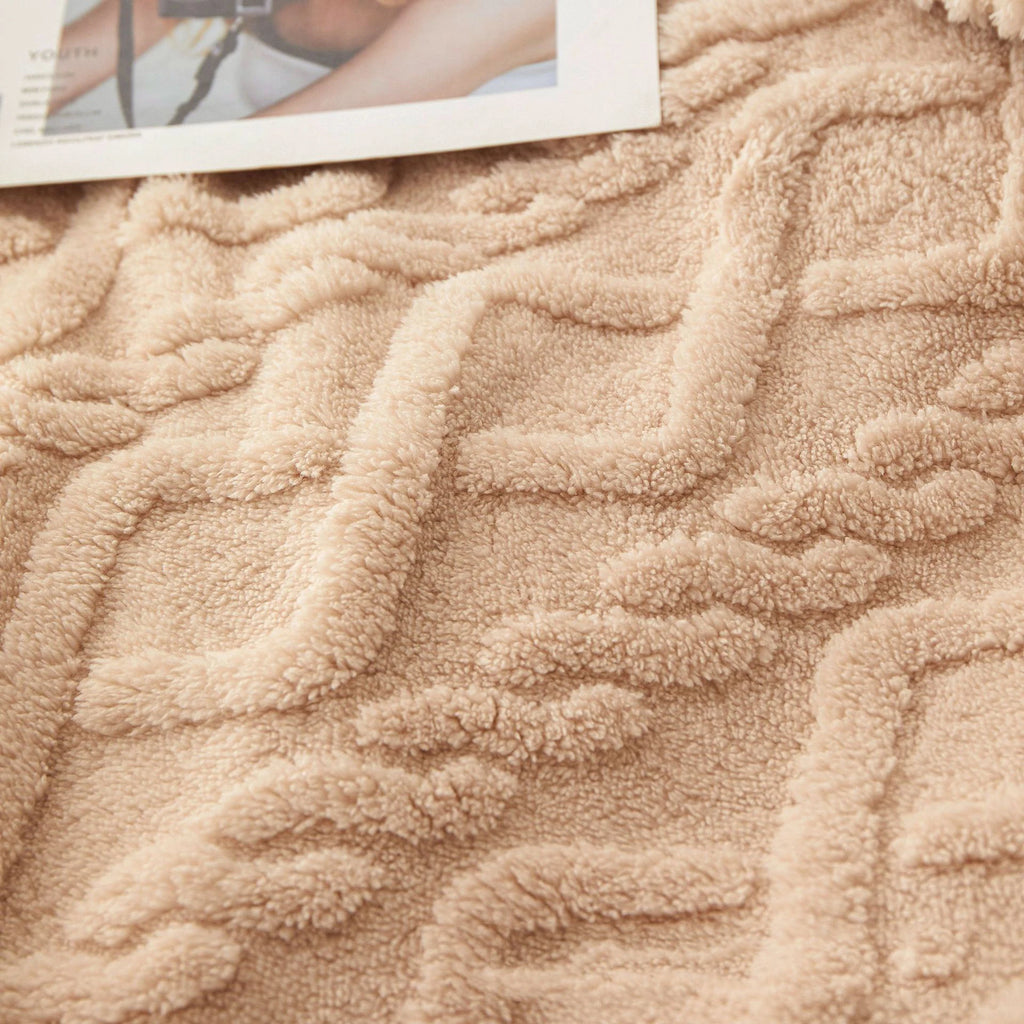 Sherpa Textile Fleece Blanket, Various Colors, Sizes