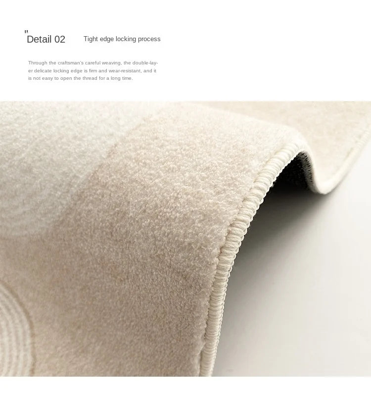 Fluffy Soft Lounge Rugs, Round Floor Mat, Anti-slip