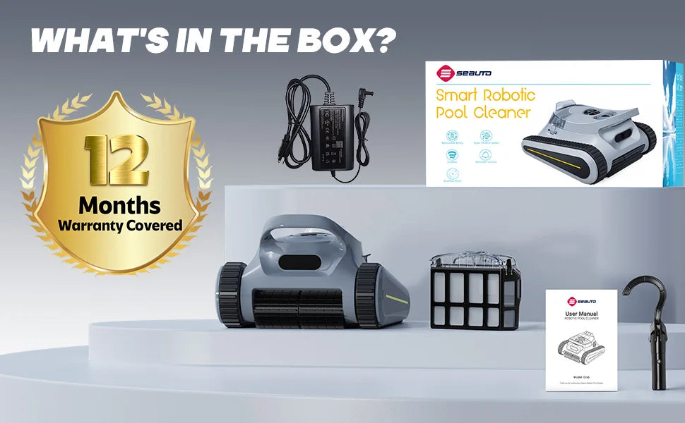 Cordless Robotic Cleaner, Inground Pools, Vacuum