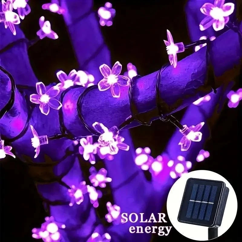 Solar LED Cherry Blossom Light String