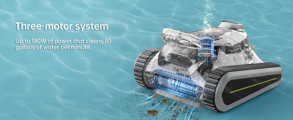 Cordless Robotic Cleaner, Inground Pools, Vacuum