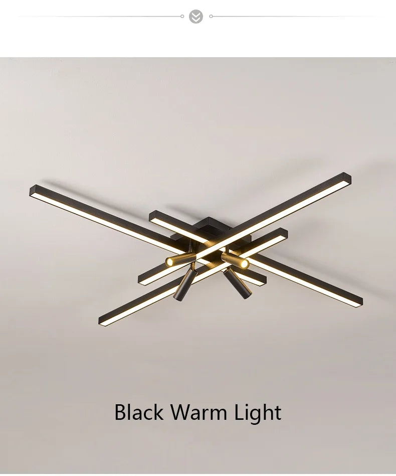 Ceiling Lights Long Line lamps, w/wo Remote