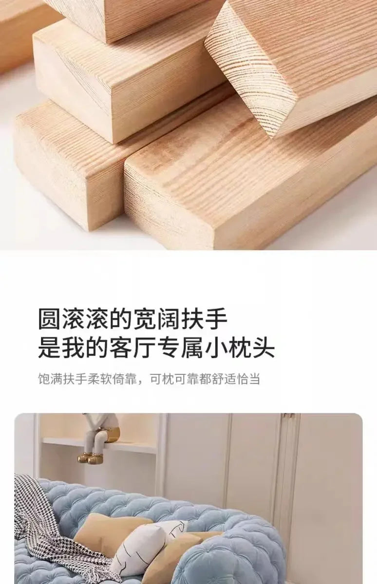 Living Room Sofa Modern Luxury White