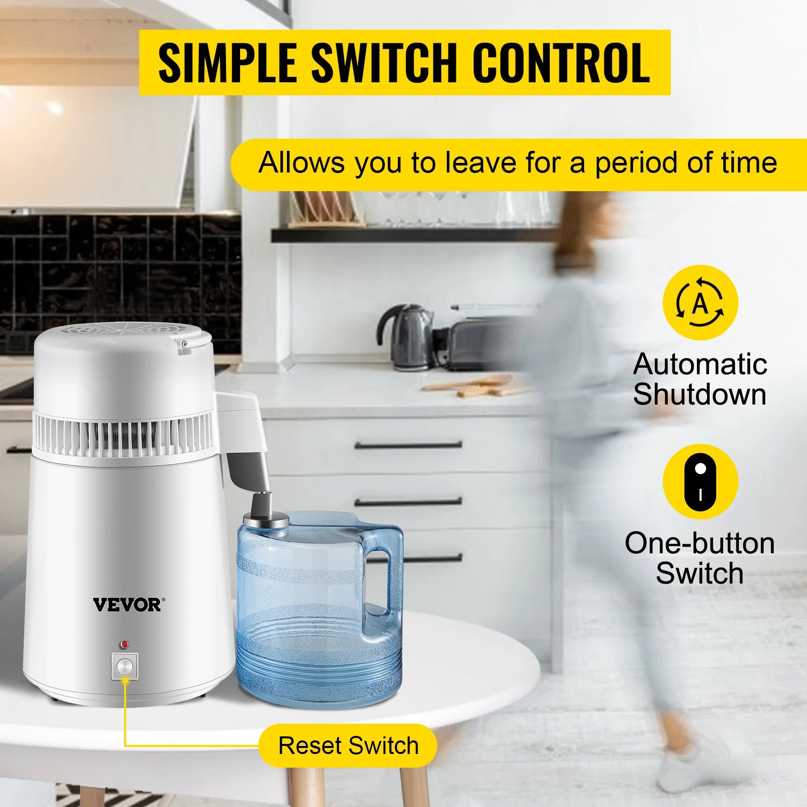 Water Distiller, Purifier, Filter Dispenser, Heating Appliance