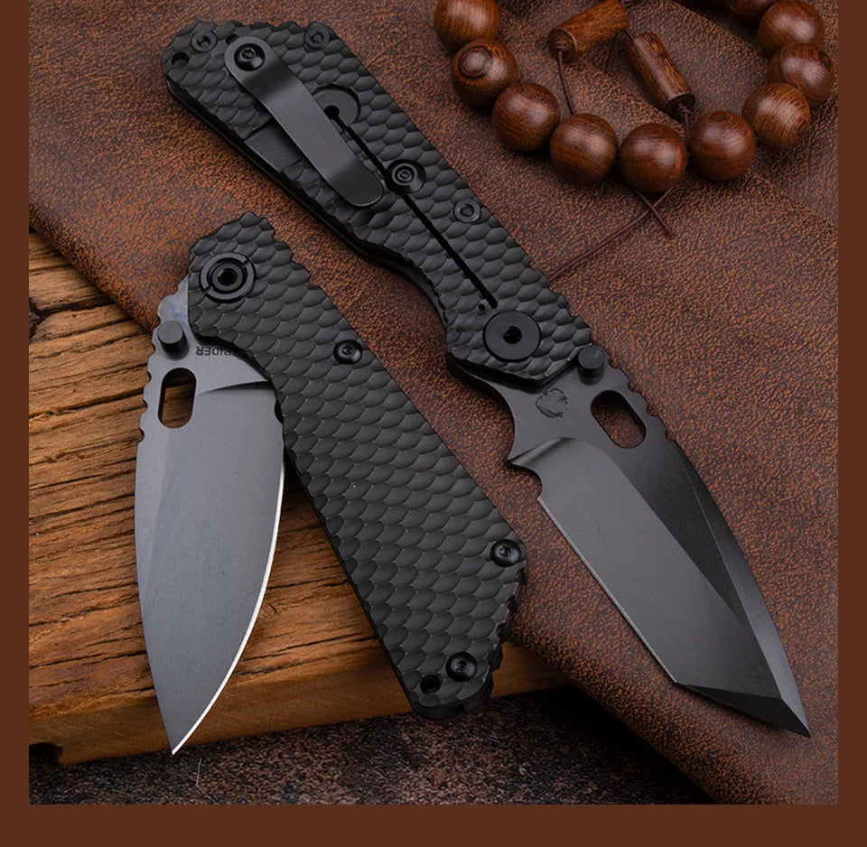 Titanium Handle, Folding Pocket Knife