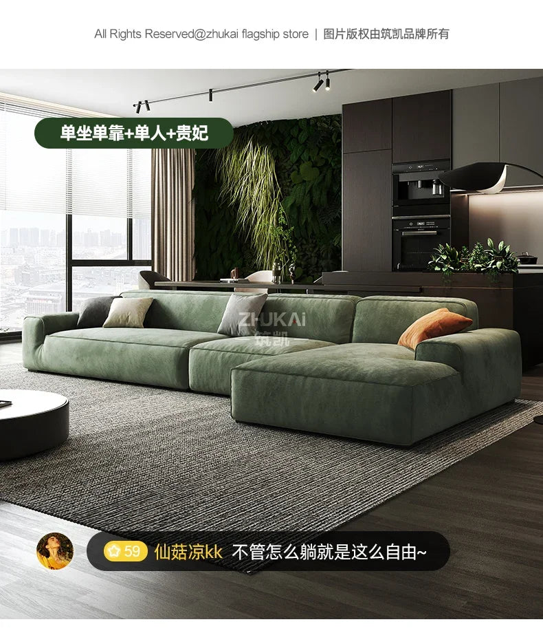 Fabric Corner Modular Living Room Sofas