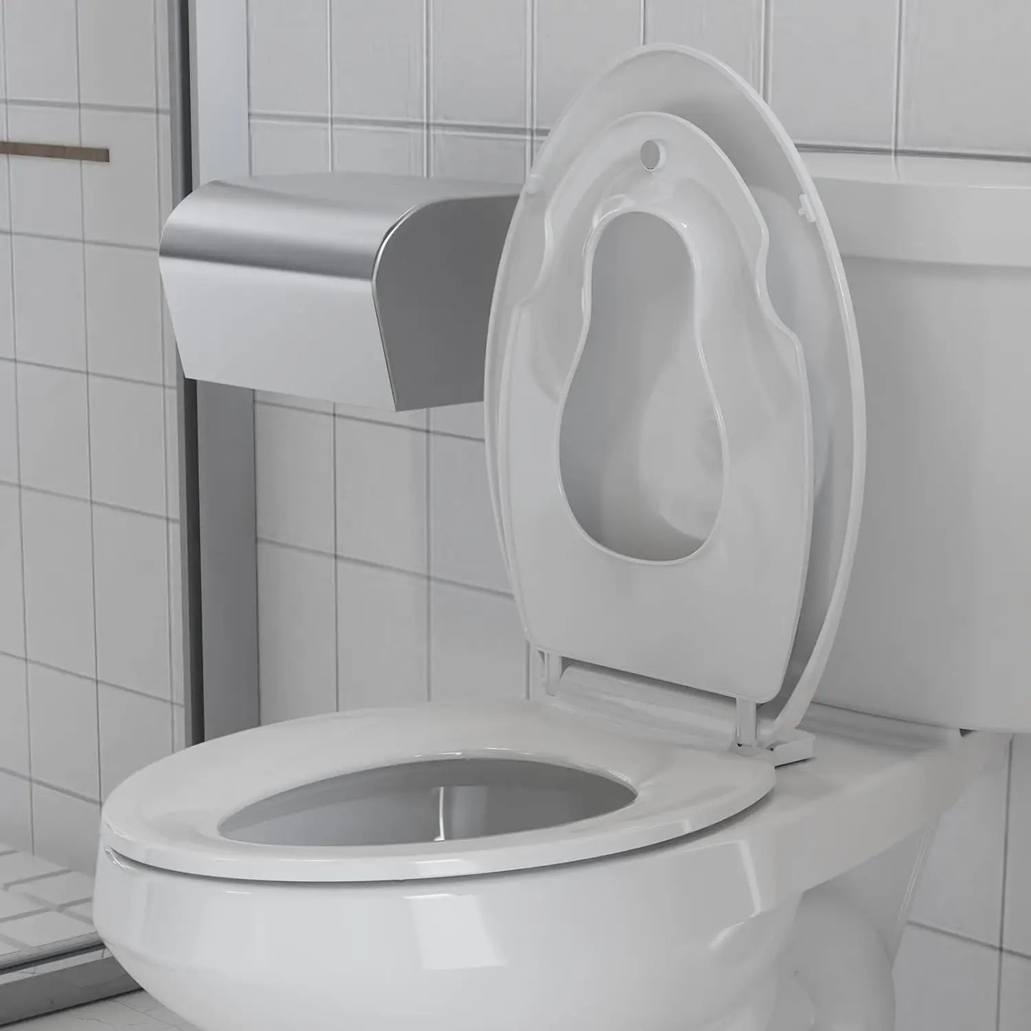 Elongated Toilet Seat, Quick Release-Attach, Soft Close
