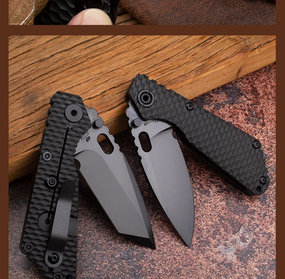 Titanium Handle, Folding Pocket Knife