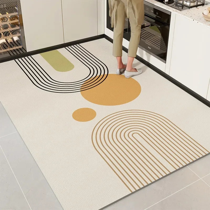 Waterproof, Oil-proof, Non-slip Floor Mats, Area Rugs