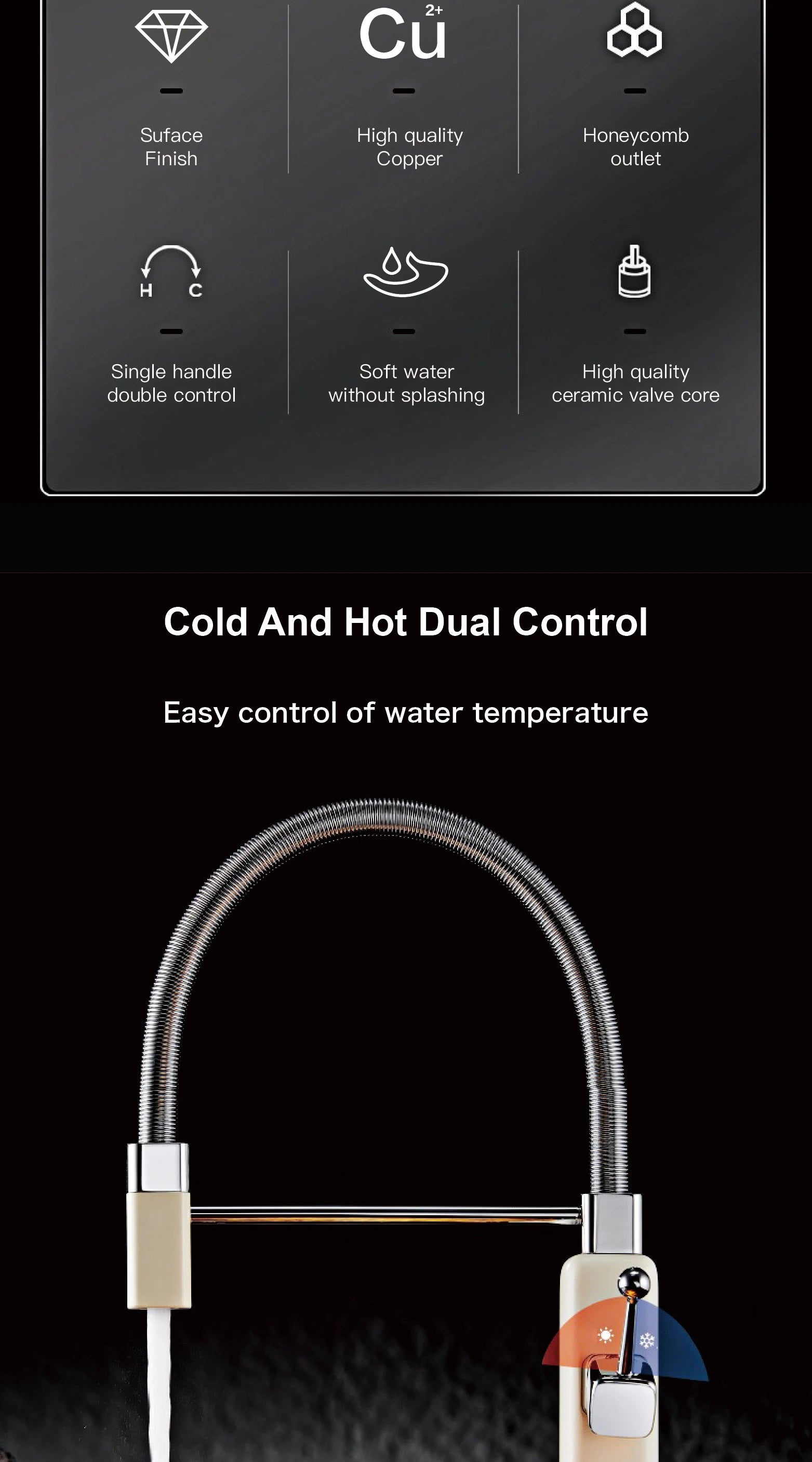 kitchen faucet with single handle, pull-out Spray