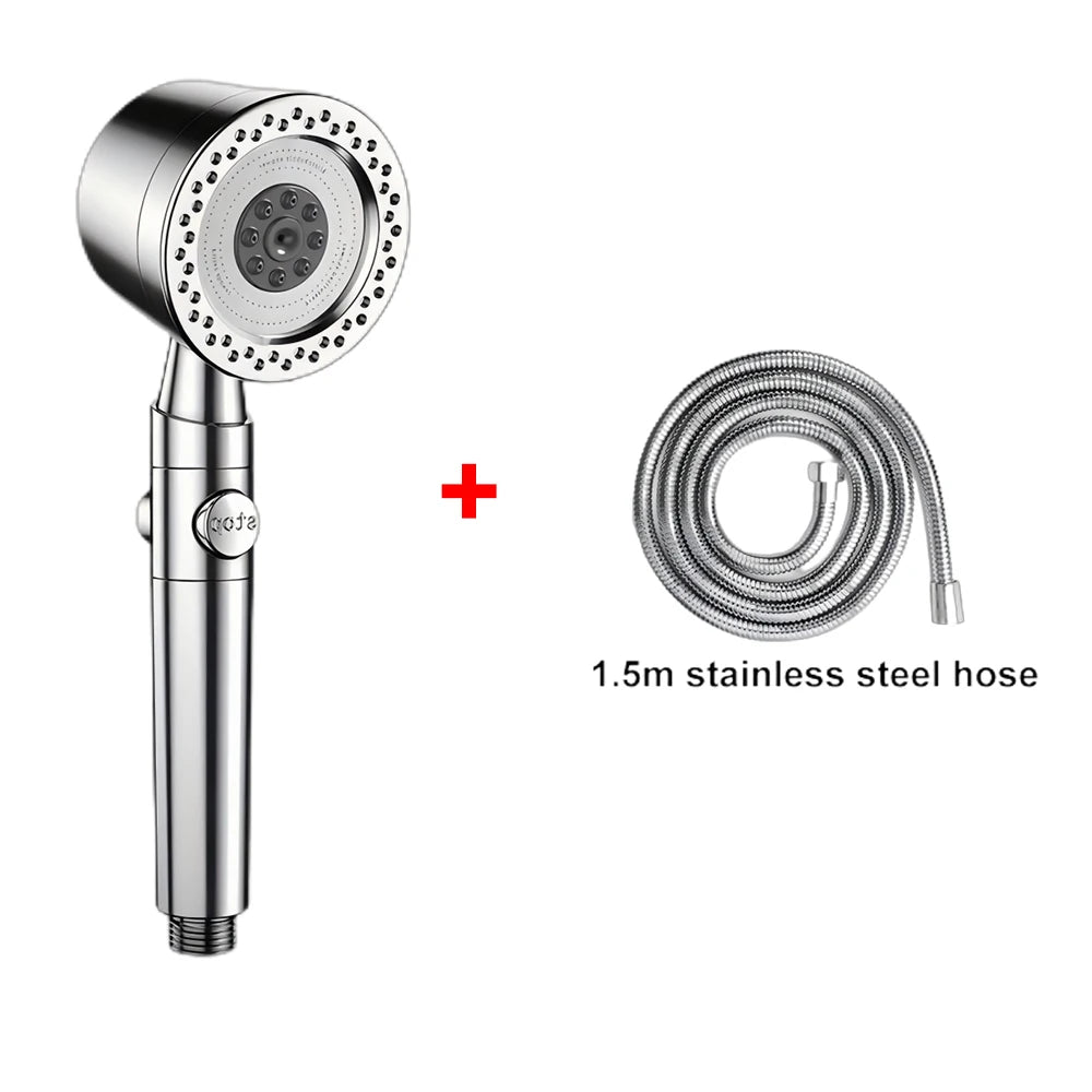 5 Modes Spray, Filter Shower Head, High Flow