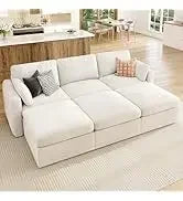 3-Pc. Convertible Sleeper, Storage