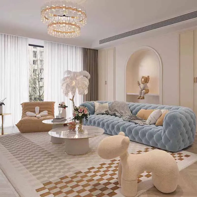 Living Room Sofa Modern Luxury White