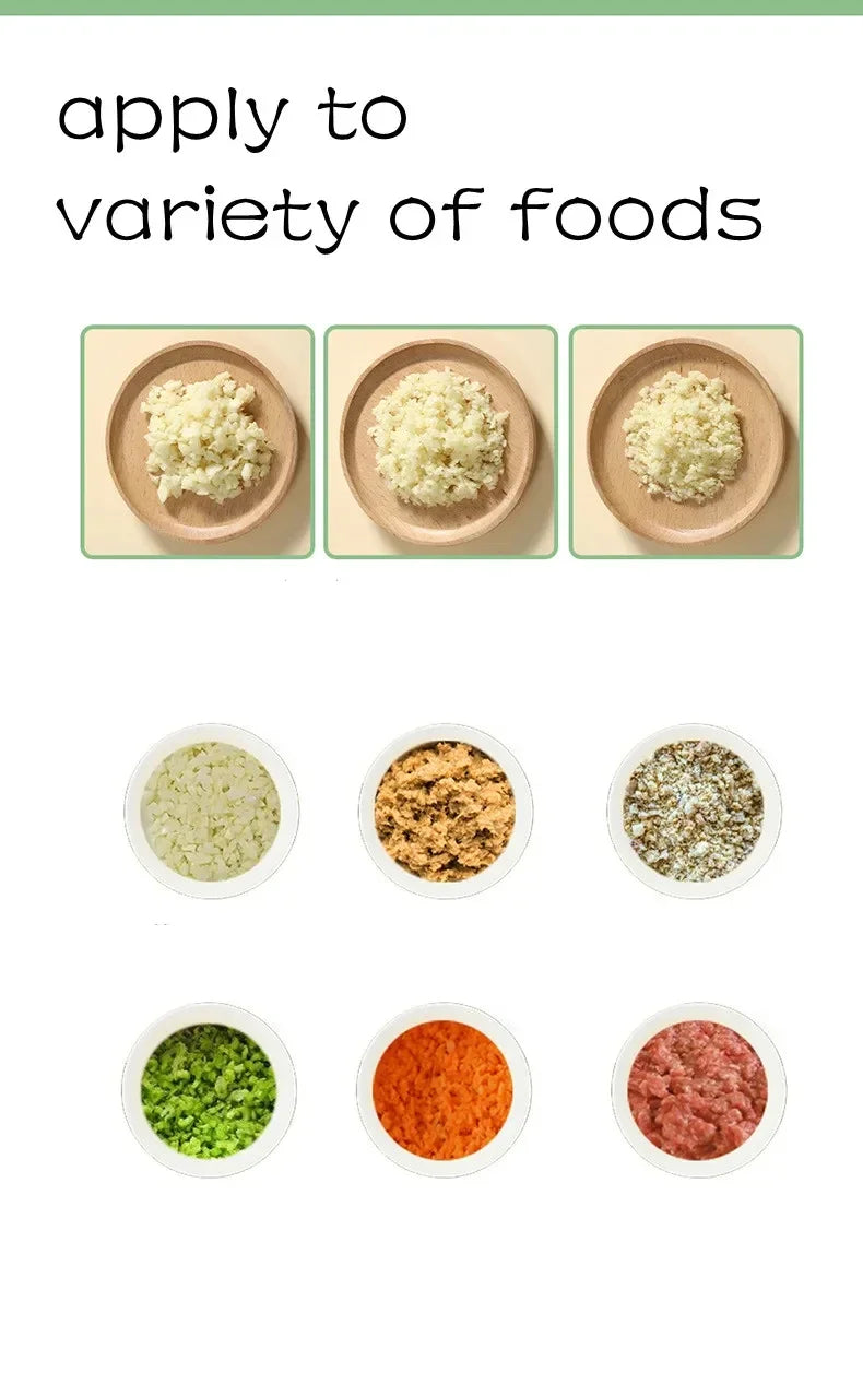 Wireless Electric Garlic Masher. Food Chopper. Meat Grinder