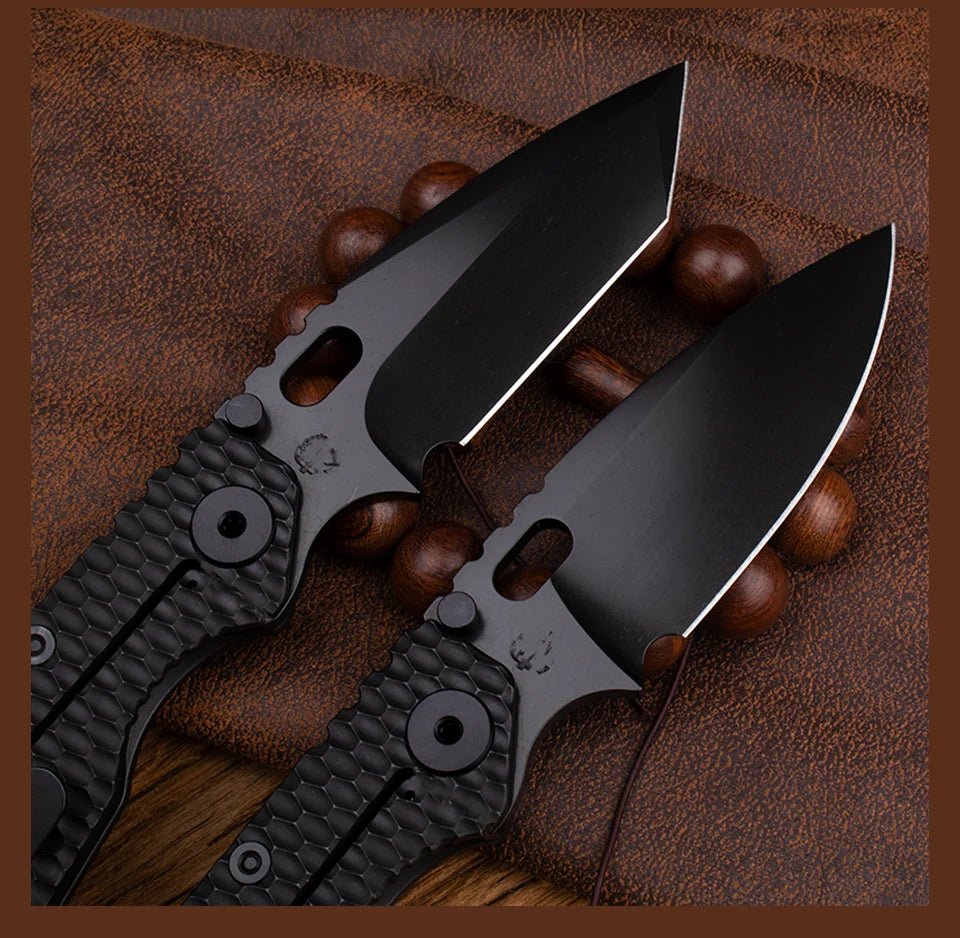 Titanium Handle, Folding Pocket Knife