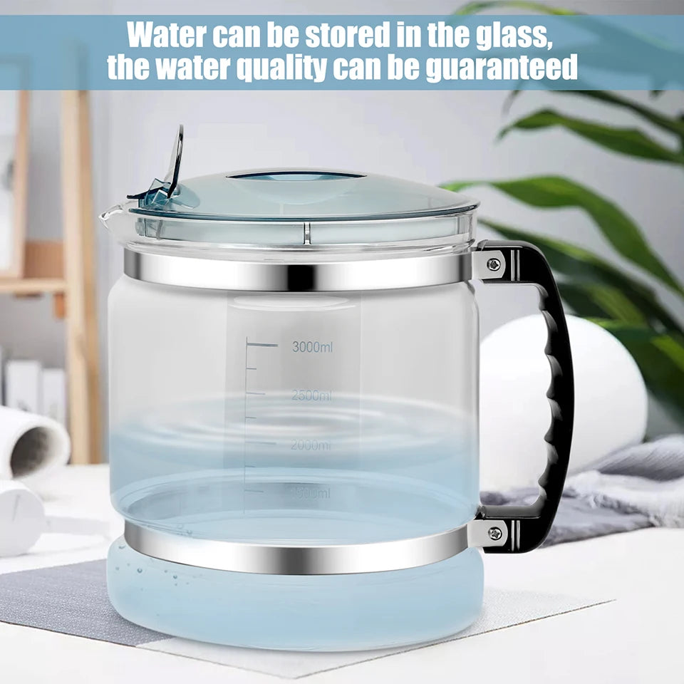 4L Water Distiller, Stainless Steel, Outlet Glass Container