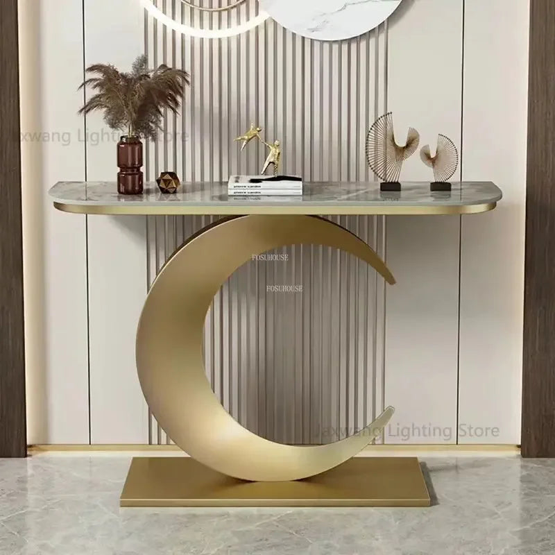 Slate Hallway, Porch Iron Console Table