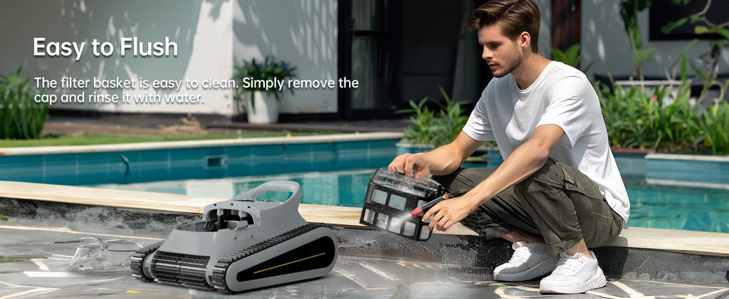 Cordless Robotic Cleaner, Inground Pools, Vacuum