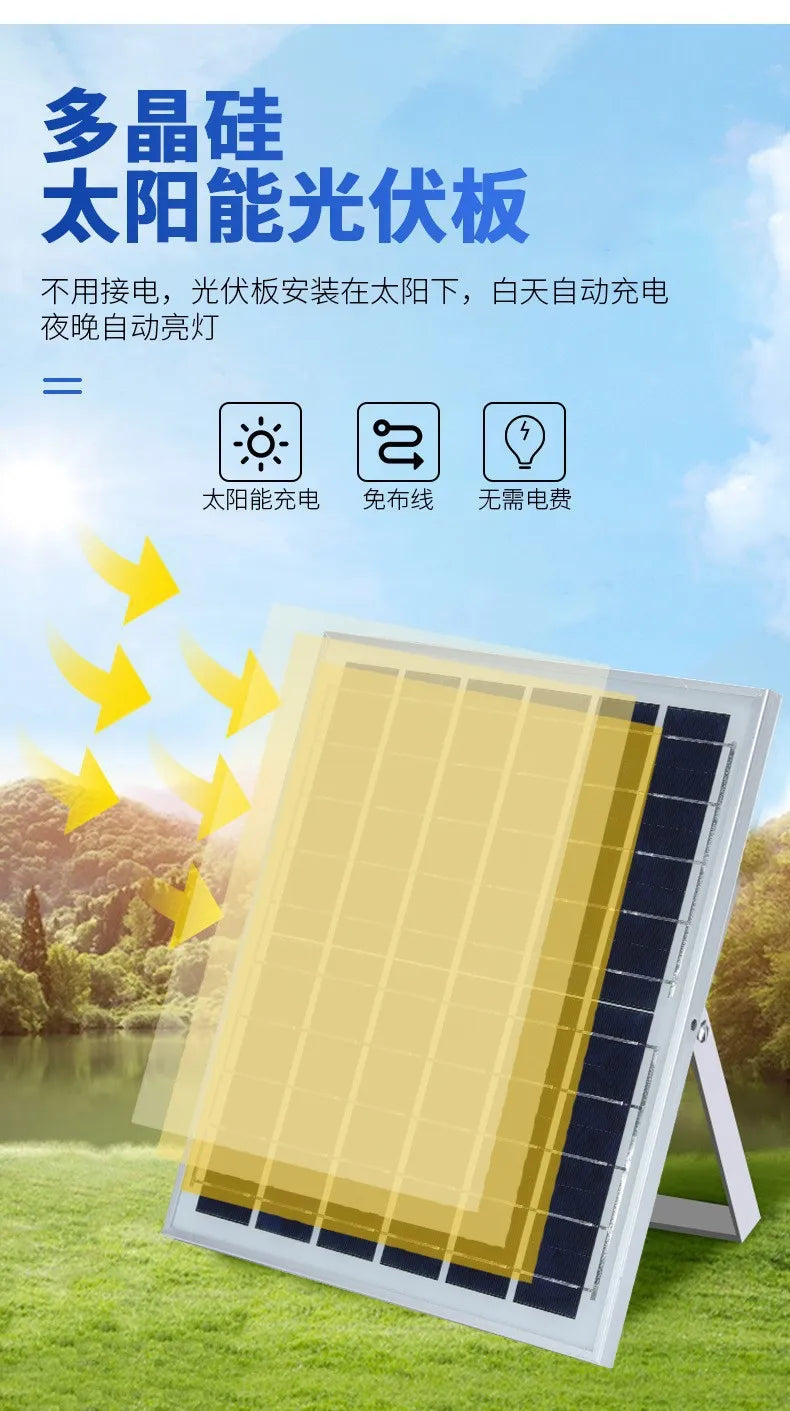 Solar Ceiling Light, Outdoor Indoor, Remote Control