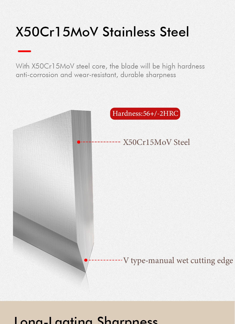 TURWHO 7" Japanese Hand Forged Butcher Knife