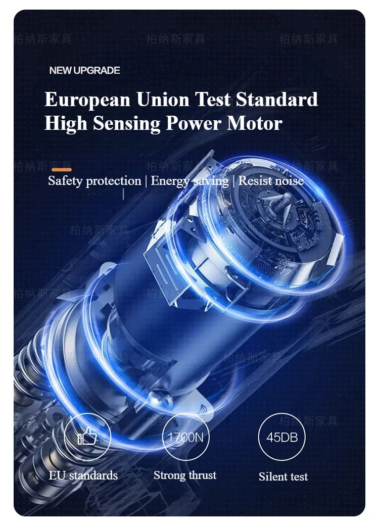 Genuine Leather Corner Sofa, Electric Reclining, Storage