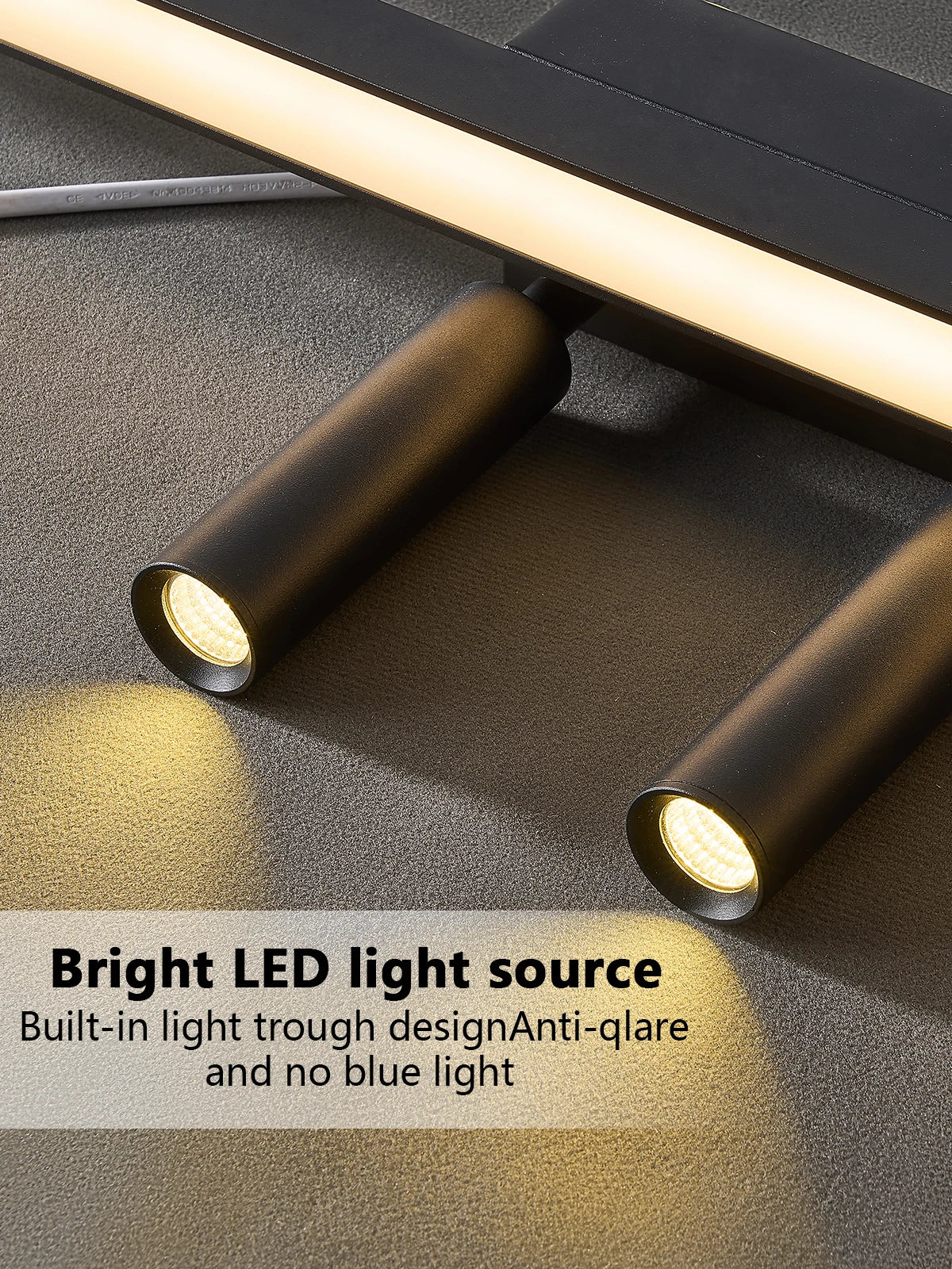 Ceiling Lamp Track Lighting, Black, White