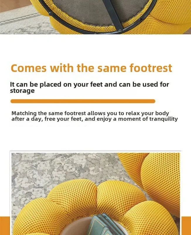 Single Seat Sofa Balcony and Bedroom, Rotatable