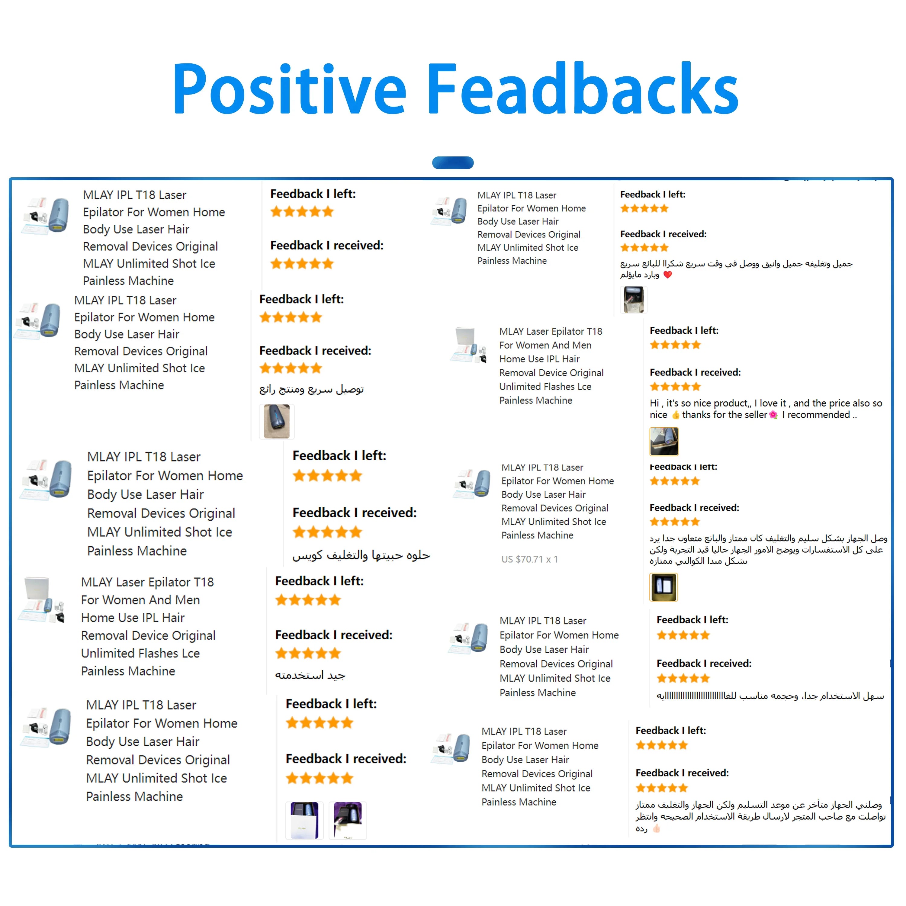 Laser Home Use Painless Epilator For Women Men