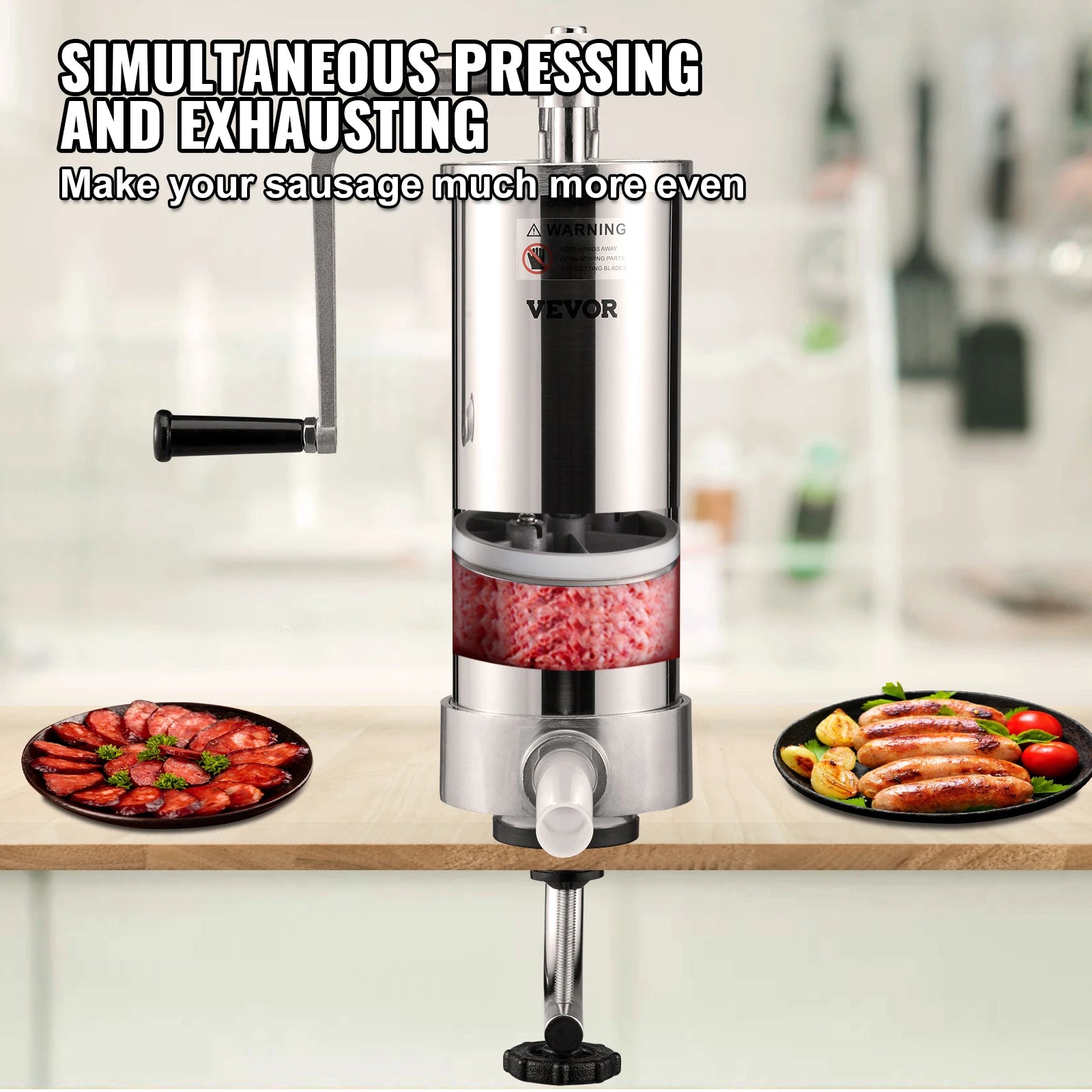 1.5 Capacity Vertical Sausage Stuffer