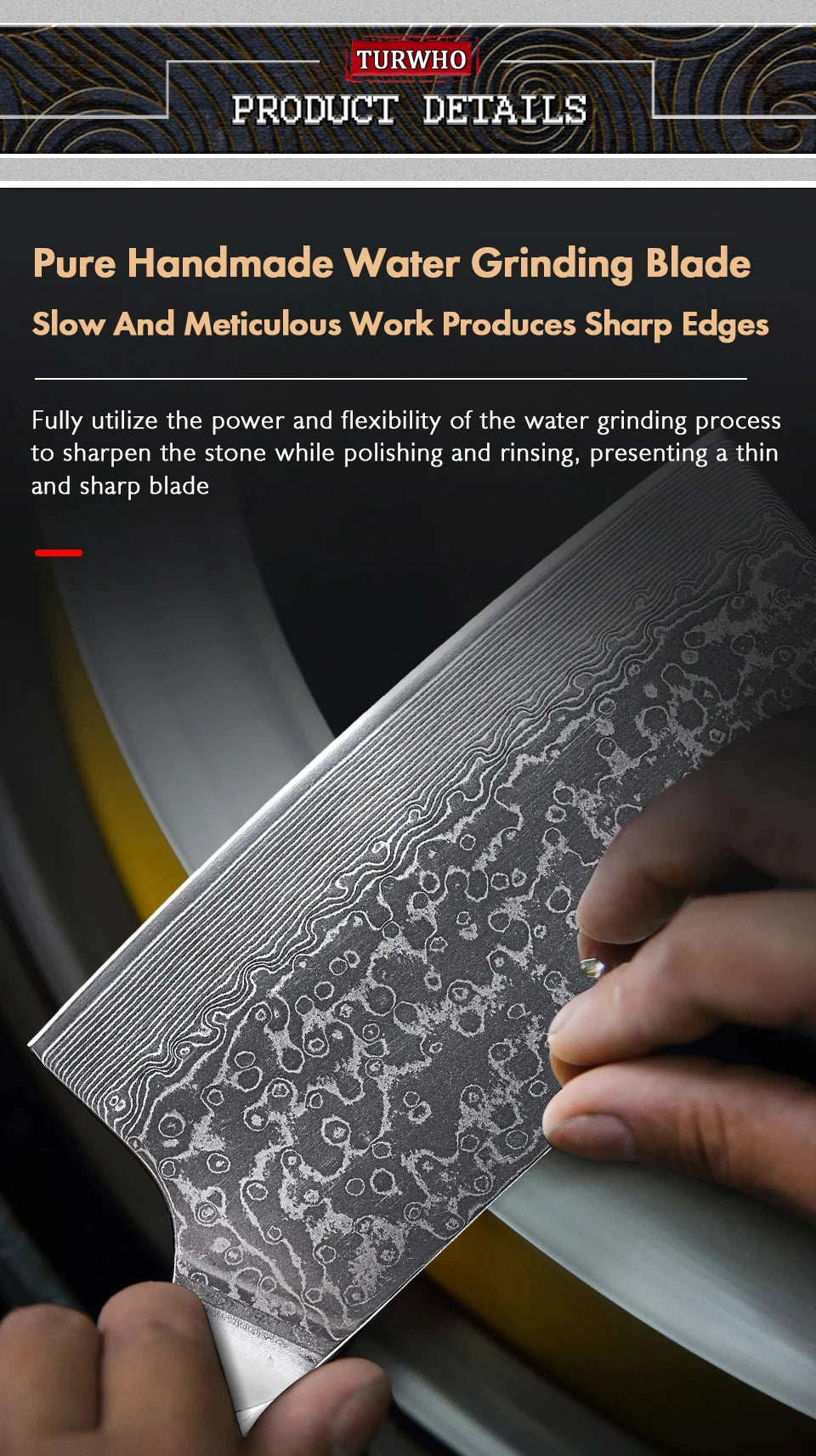 7" Bone Chopper Knife 67 Layers Japanese Damascus Steel